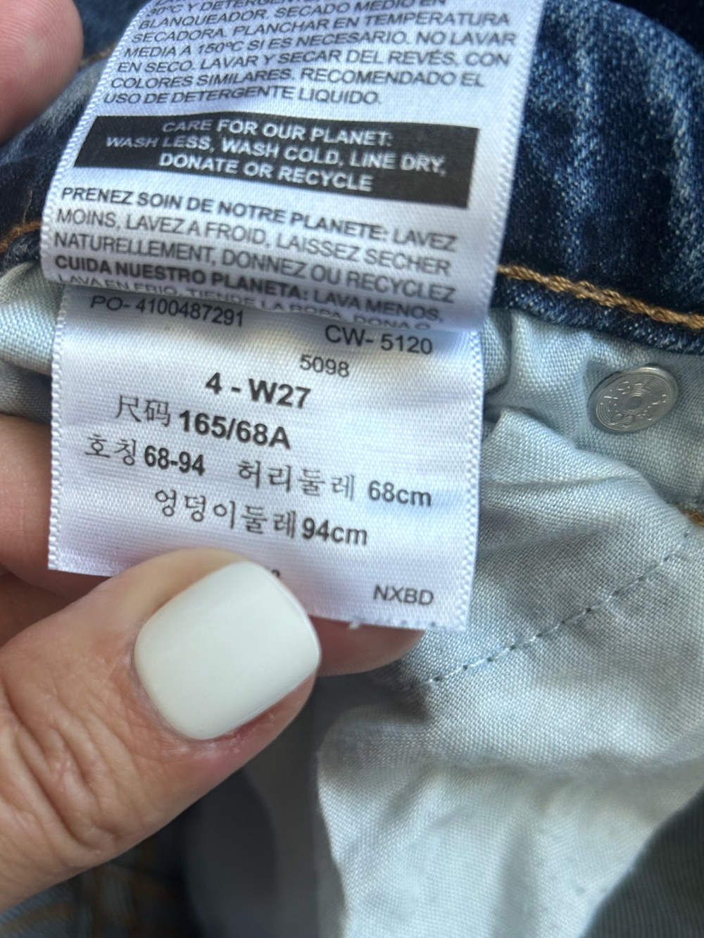 Levi’s Denizen Women’s Mid-Rise Boyfriend Jeans size 4/27 - Picture 8 of 8